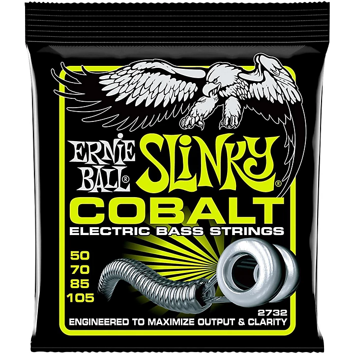 2732 Cobalt Regular Slinky Electric Bass Strings