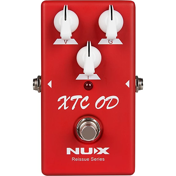 NUX Reissue Series XTC Overdrive Effects Pedal Red