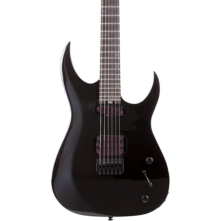 Sunset Triad Electric Guitar Gloss Black