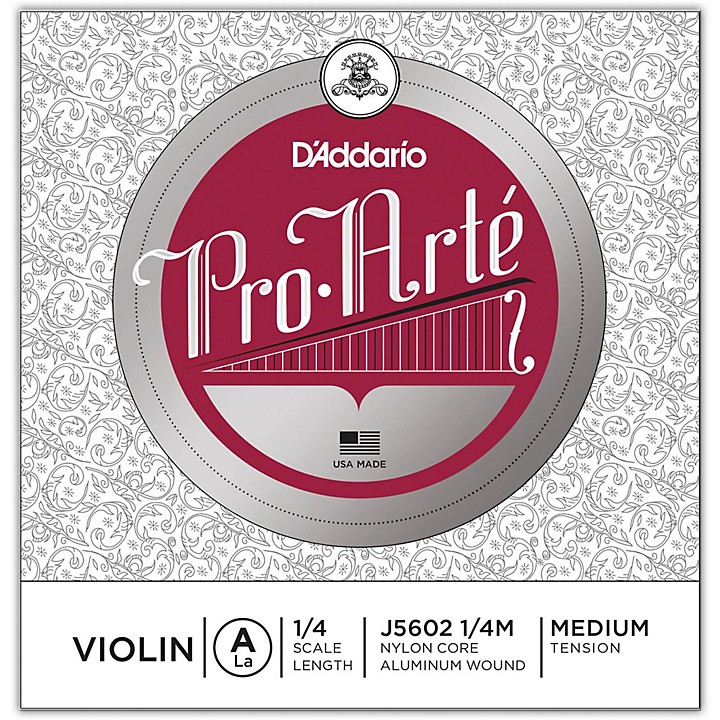 Pro Arte Series Violin A String 1 4 Size