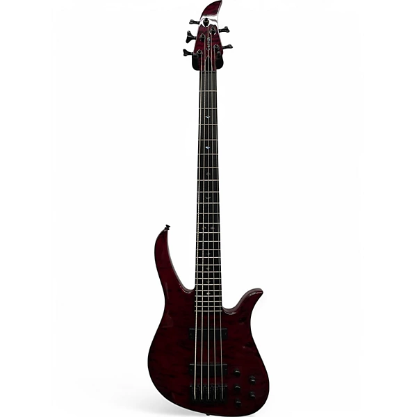Carvin Used Carvin BB25 Brian Bromberg Trans Red Electric Bass Guitar.gc