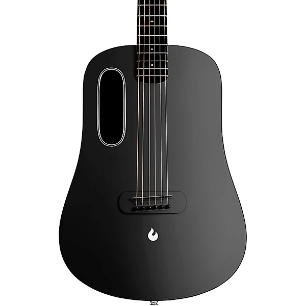 Blue Lava Touch Acoustic Electric Guitar With Lite Bag Midnight Black