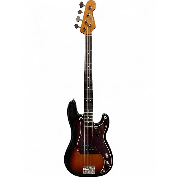 Used Fender Vintera 60s Precision Sunburst Electric Bass Guitar