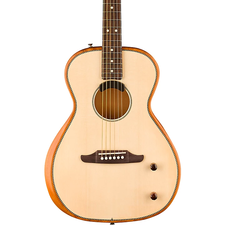 Highway Parlor Acoustic Electric Guitar Natural