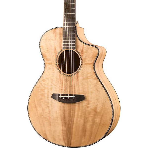 Breedlove Oregon Concert CE Myrtlewood Acoustic Electric Guitar Natural