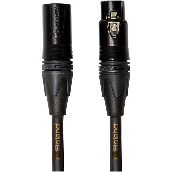 Gold Series XLR Microphone Cable 3 ft Black