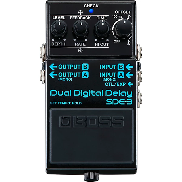BOSS SDE 3 Dual Digital Delay Effects Pedal Black