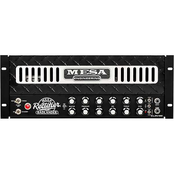 Badlander 100 Rackmount Guitar Tube Head Black
