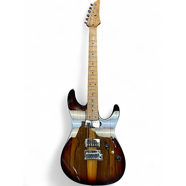 Used Ibanez AZ242BC Brown Sunburst Solid Body Electric Guitar