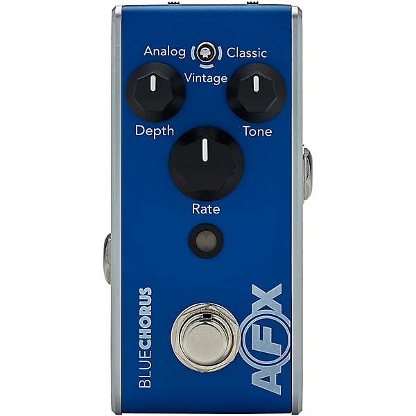 AFX BlueChorus Mini Chorus Effects Pedal Dark Blue