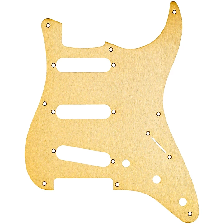 8 Hole 50s Vintage Style Stratocaster S S S Pickguard Gold