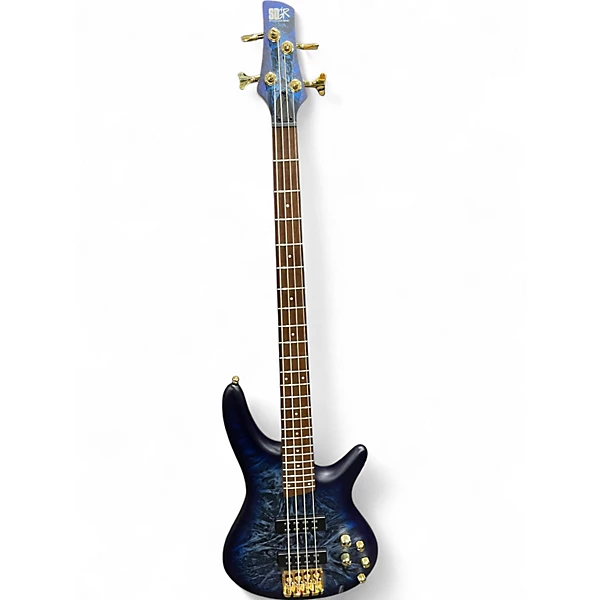 Ibanez Used Ibanez SR300 Blue Burst Electric Bass Guitar