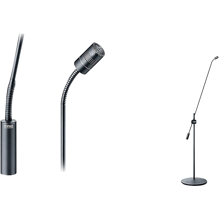 4018 Supercardioid Mic Black XLR 77 cm 30 in Boom Floor Stand Single Mic