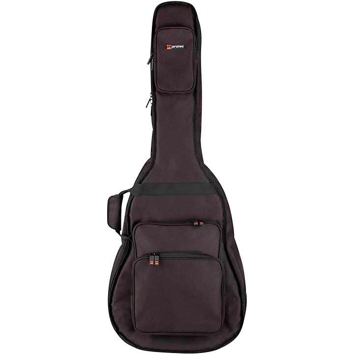 Hollow Body Electric Guitar Gig Bag Gold Series Black