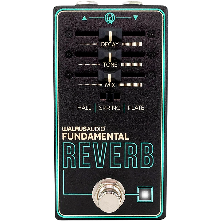 Fundamental Series Reverb Effects Pedal Black