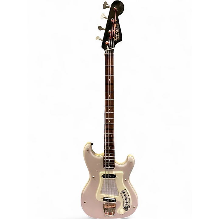 Used Hagstrom BASS Pewter Electric Bass Guitar