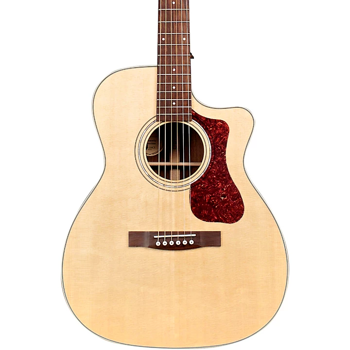 Guild OM 150CE Westerly Collection Orchestra Acoustic Guitar Natural