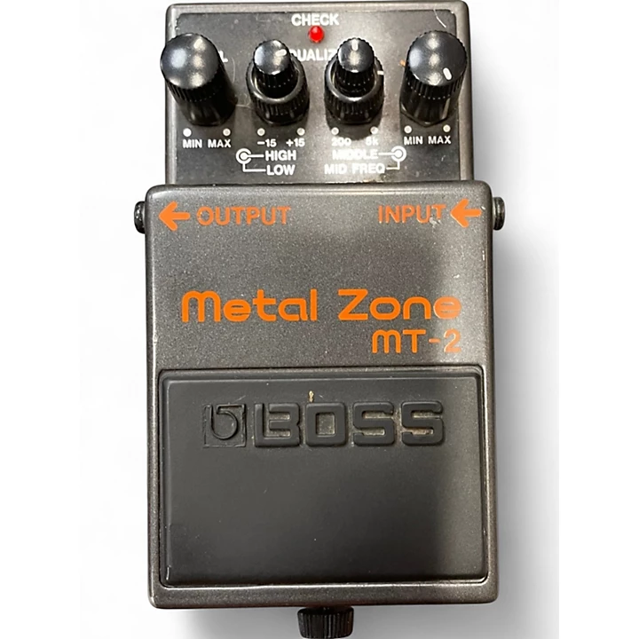 BOSS Used BOSS MT2 Metal Zone Distortion Effect Pedal