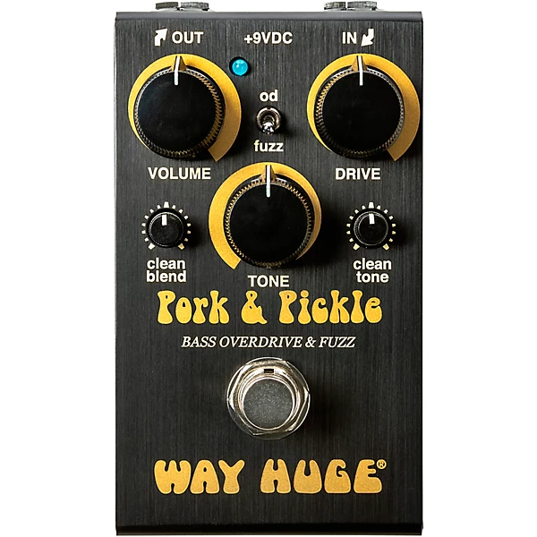 Smalls Pork Pickle Bass Overdrive Effects Pedal