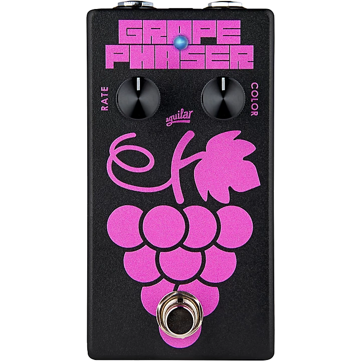 Grape Phaser Bass Effects Pedal Black