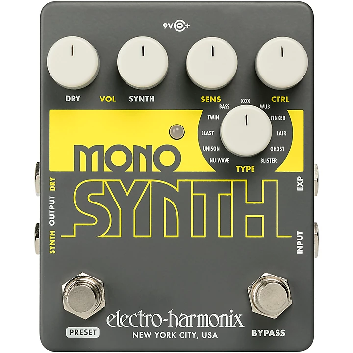 Guitar Mono Synth Effects Pedal