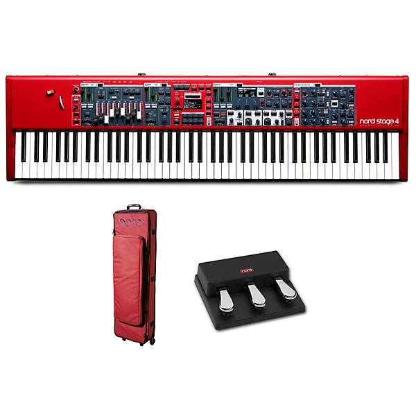 Stage 4 88 Key Keyboard With Nord Soft Case and Triple Pedal