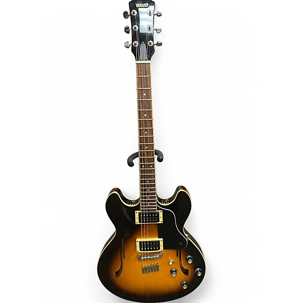 Used Yamaha SA 500 2 Color Sunburst Hollow Body Electric Guitar