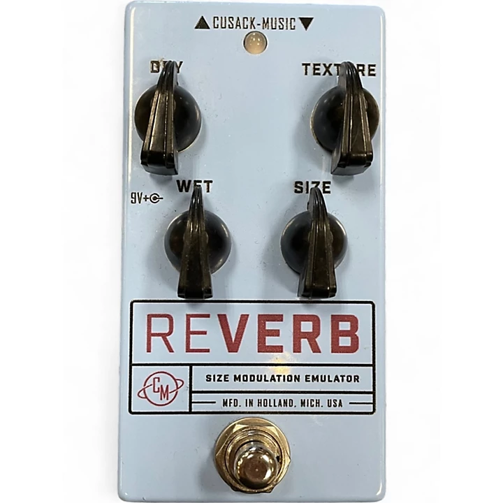 Used Cusack Reverb Effect Pedal Package
