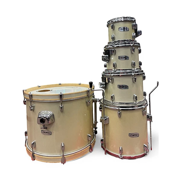 Mapex Used Mapex 5 Piece Pro M Cream Drum Kit.gc