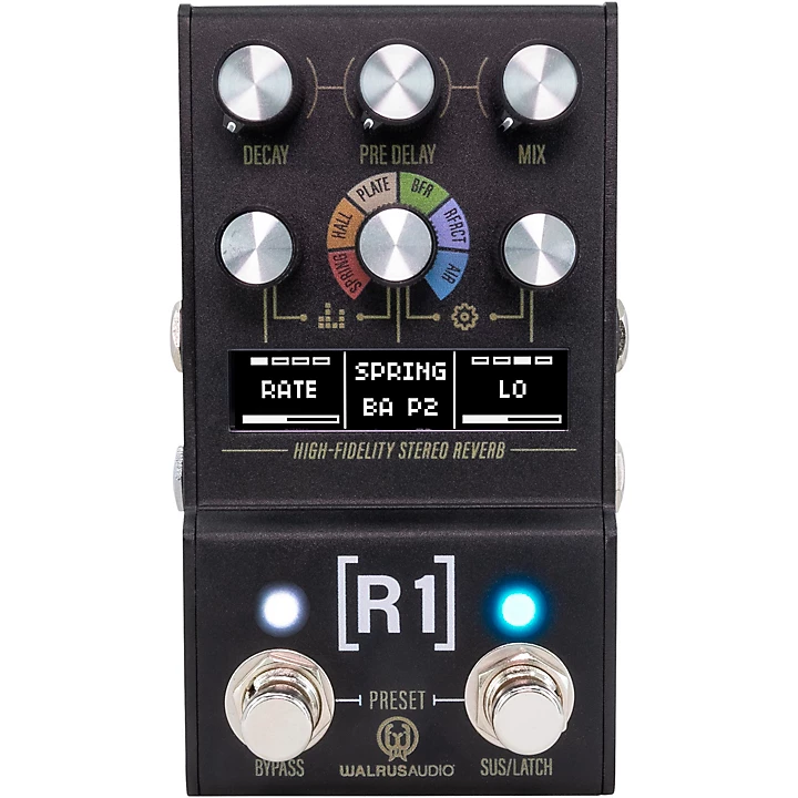 Walrus Audio Mako Series R1 High Fidelity Reverb MKII Black