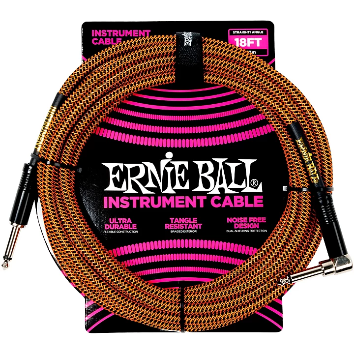 Braided Straight to Angle Instrument Cable