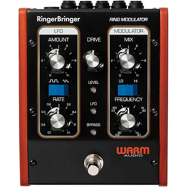 RingerBringer Ring Modulator Effects Pedal Black