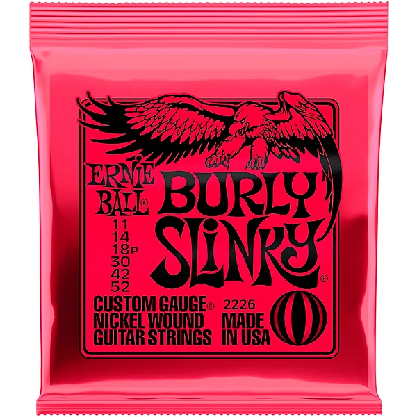 Burly Slinky Nickel Wound Electric Guitar Strings