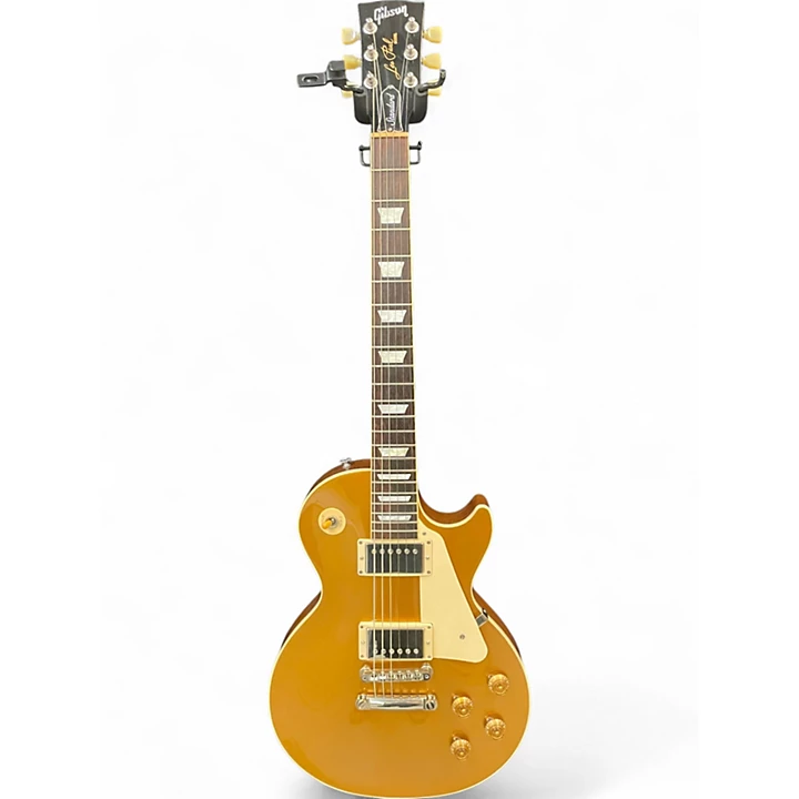 Used Gibson LES PAUL STANDARD Gold Top Solid Body Electric Guitar