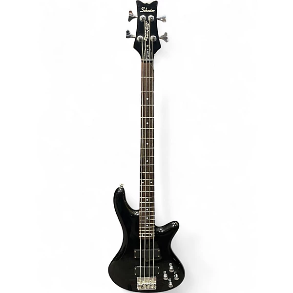 Used Schecter Guitar Research DELUXE 4 Black Electric Bass Guitar