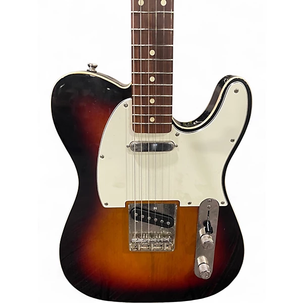 Used Fender telecaster 2 Color Sunburst Solid Body Electric Guitar.gc