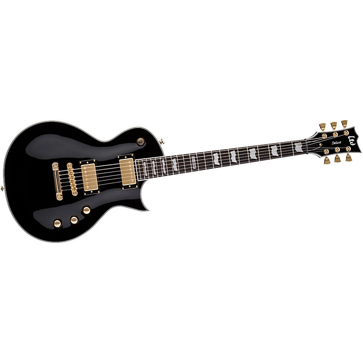 ESP LTD EC 1000T CTM Electric Guitar with Dimarzio Pickups Black