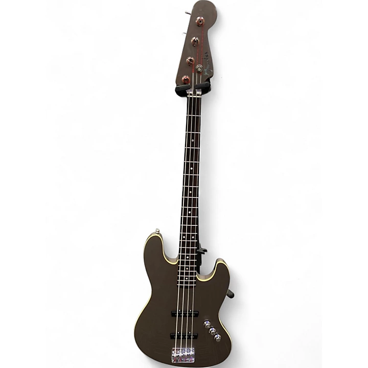 Used Fender AERODYNE Gray Electric Bass Guitar
