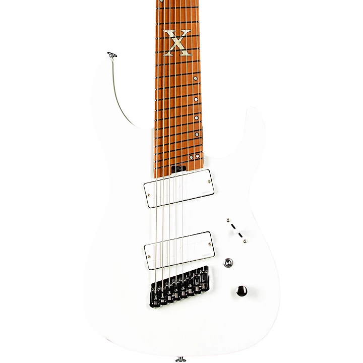 Ninja 8 String Multi Scale 10 Year Anniversary Electric Guitar Frost
