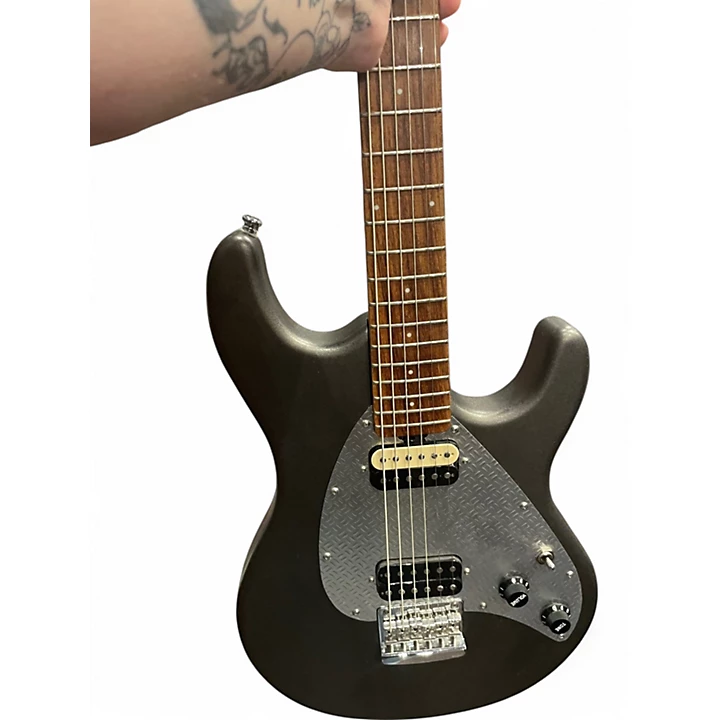 Used Ernie Ball Music Man SUB 1 GUN METAL GREY Solid Body Electric Guitar