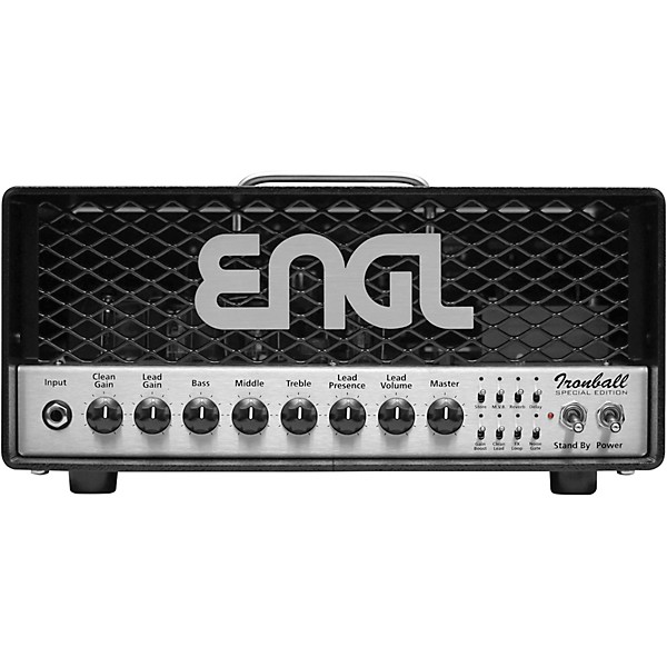 E606SE Ironball Special Edition 20W Tube Guitar Amp Head Black and Silver