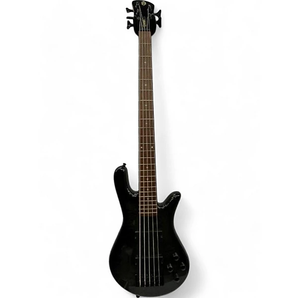 Used Spector NS Ethos 5 Gray Electric Bass Guitar