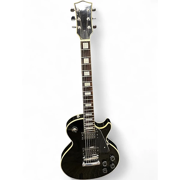 Used Montaya LP2 Black Solid Body Electric Guitar