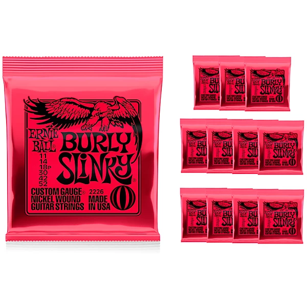 Burly Slinky Nickelwound Electric Guitar Strings