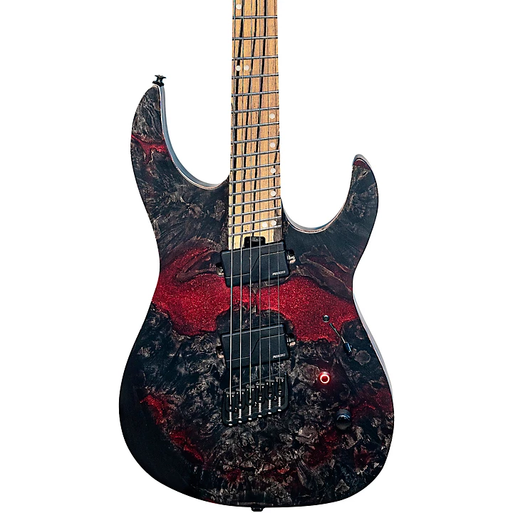 Legator Ninja 6 String Multi Scale X Series Electric Guitar Black Widow