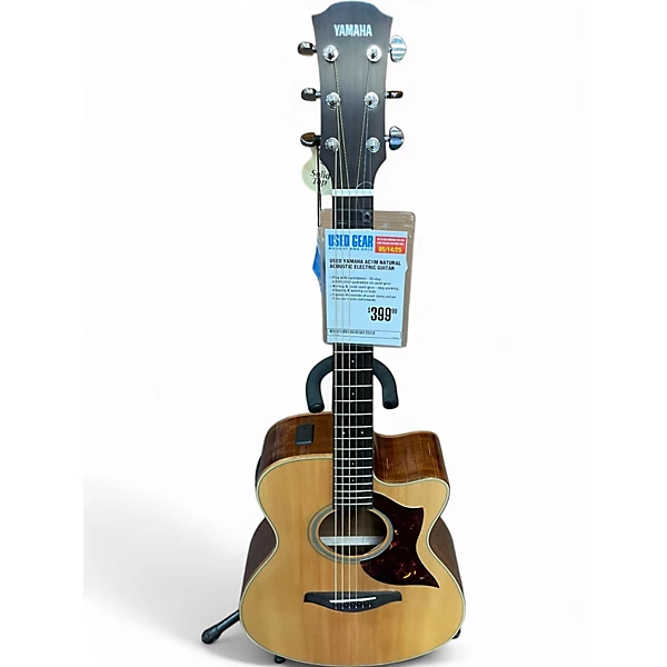 Yamaha Used Yamaha AC1M Natural Acoustic Electric Guitar