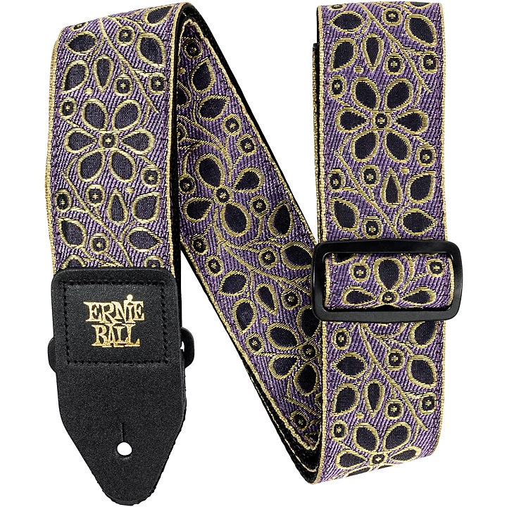 Classic Jacquard Jasmine and Juice Guitar Strap
