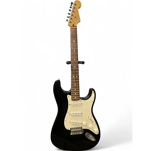Used Fender Standard Stratocaster Black Solid Body Electric Guitar