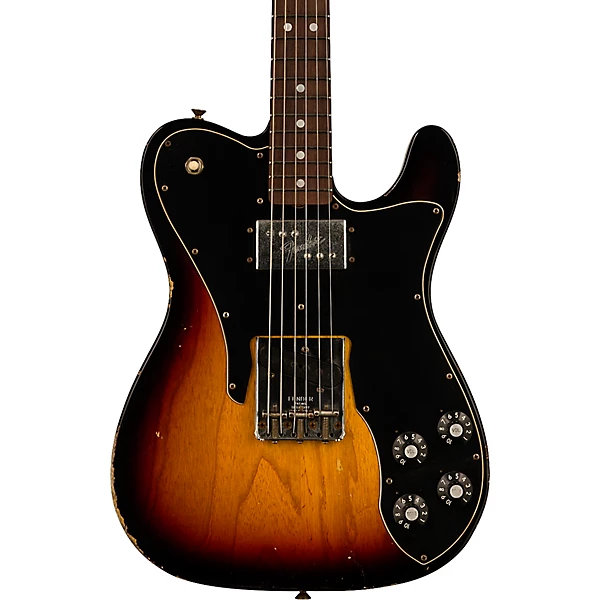Limited Edition 70s Tele Custom Relic Electric Guitar 3 Color Sunburst