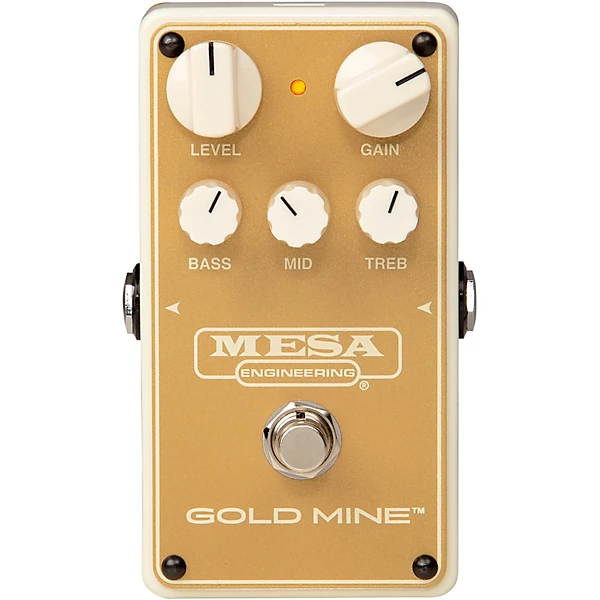 MESA/Boogie Gold Mine Overdrive Effects Pedal Gold